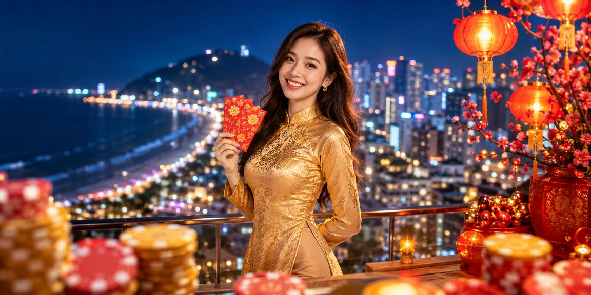 Người chơi esports đặt cược trực tuyến tại Vũng Tàu với trang phục áo dài