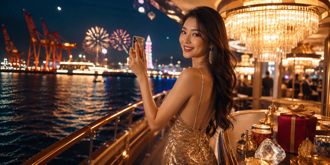 Người chơi casino tại lễ hội ánh sáng Vũng Tàu trên di động
